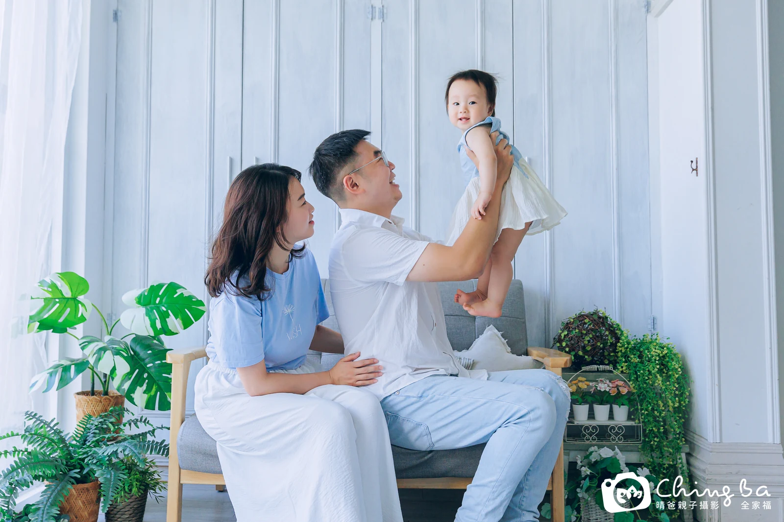 酪梨 1 歲寶貝 台中小家庭抓周紀念照｜晴爸親子攝影