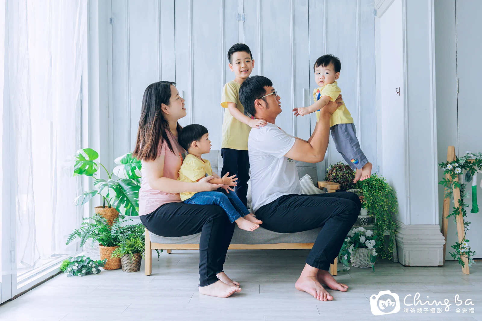 毅 1 歲寶貝 台中小家庭抓周紀念照｜晴爸親子攝影