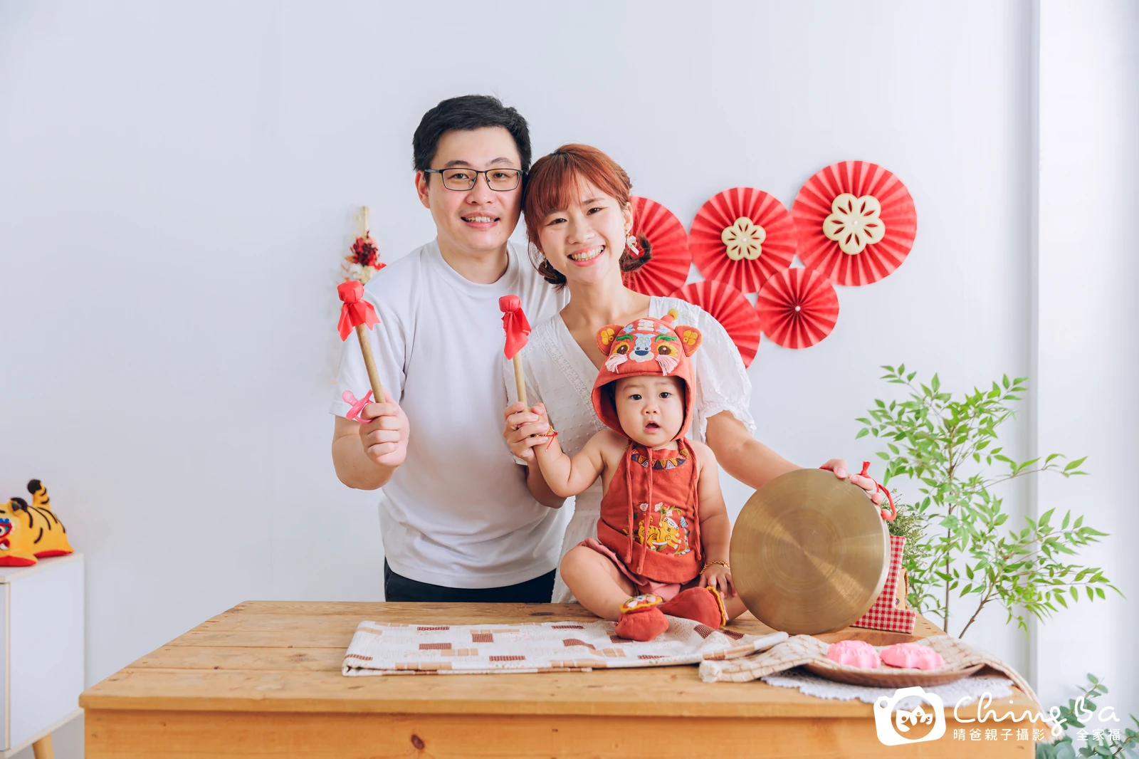 蛋仔的抓周時光——晴爸親子攝影