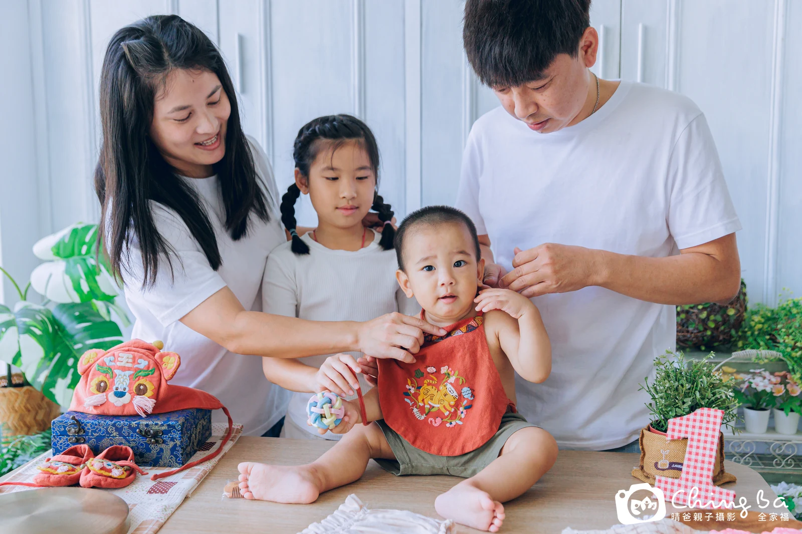 豪豪的抓周時光——晴爸親子攝影