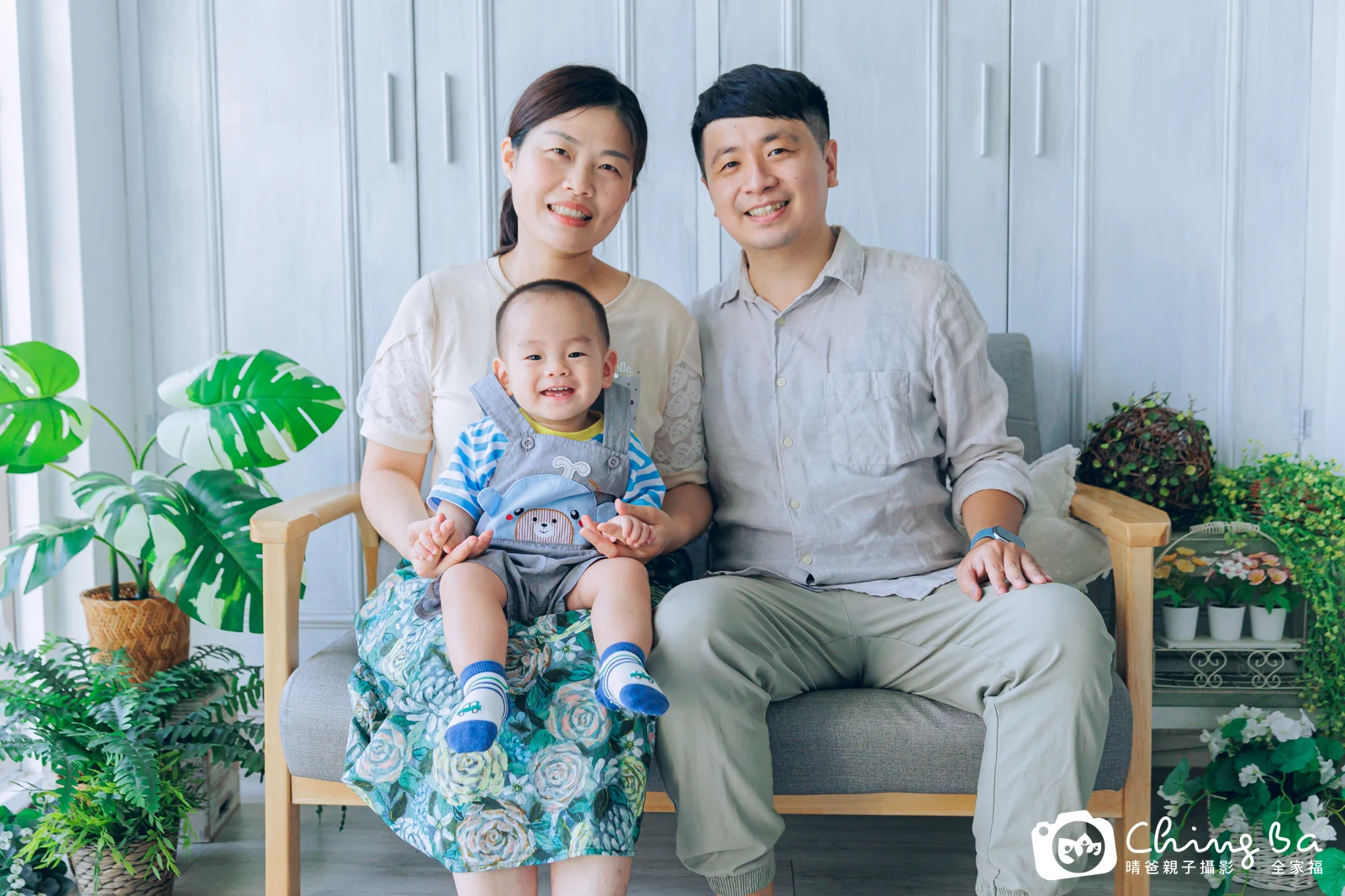 米米 1 歲寶貝 台中小家庭抓周紀念照｜晴爸親子攝影