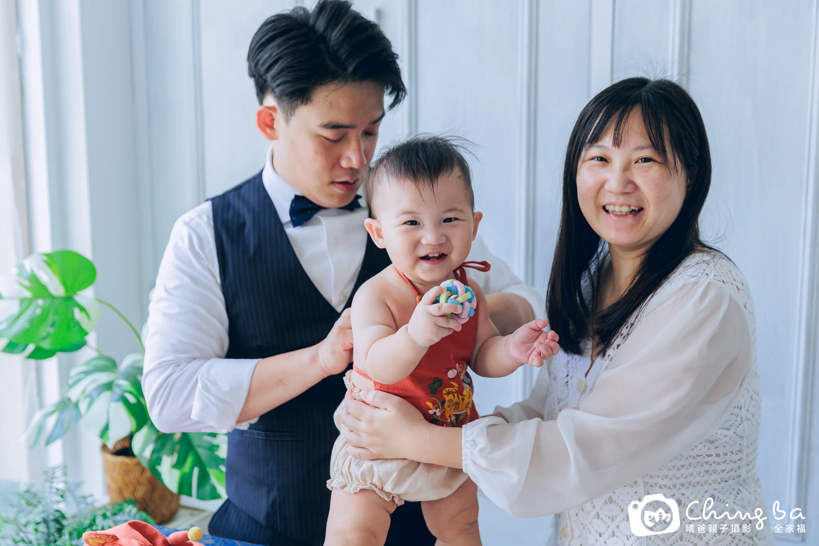 儀寶的抓周時光——晴爸親子攝影