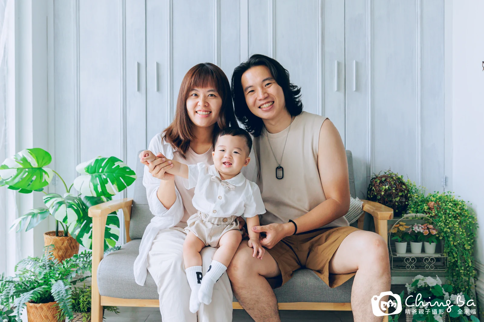 一寶 約 1 歲寶貝 台中小家庭抓周紀念照｜晴爸親子攝影