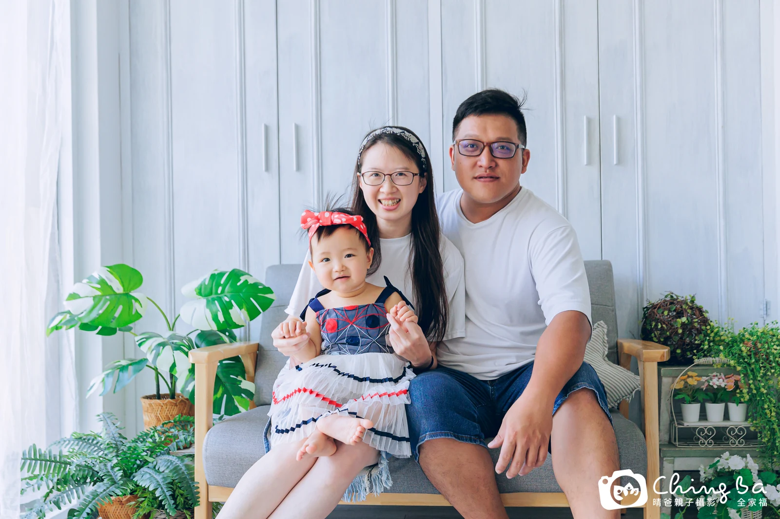 宇的台中小家庭抓周拍攝現場