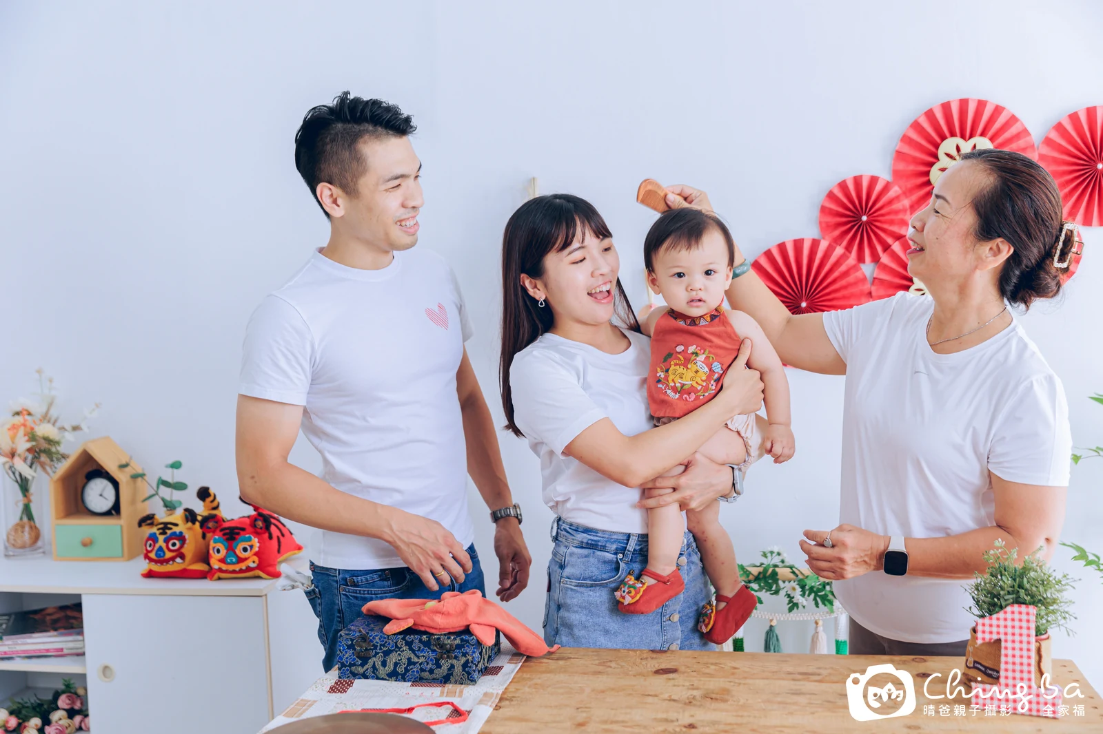 王子麵的抓周時光——晴爸親子攝影