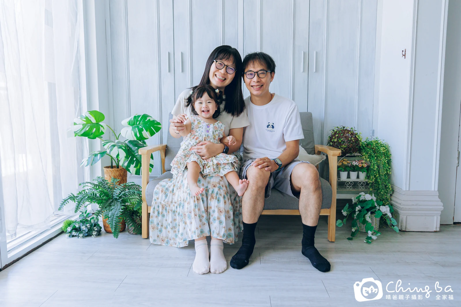 小蘇打的台中小家庭抓周拍攝現場
