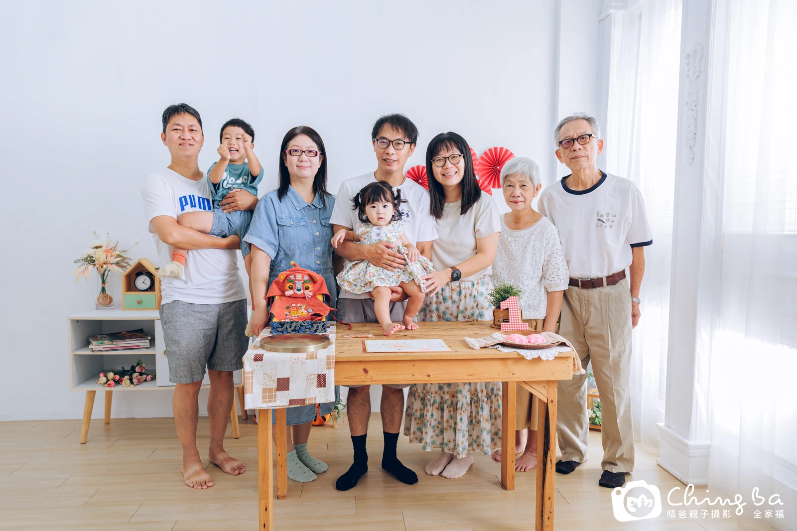 小蘇打在台中拍小家庭抓周的珍貴一刻