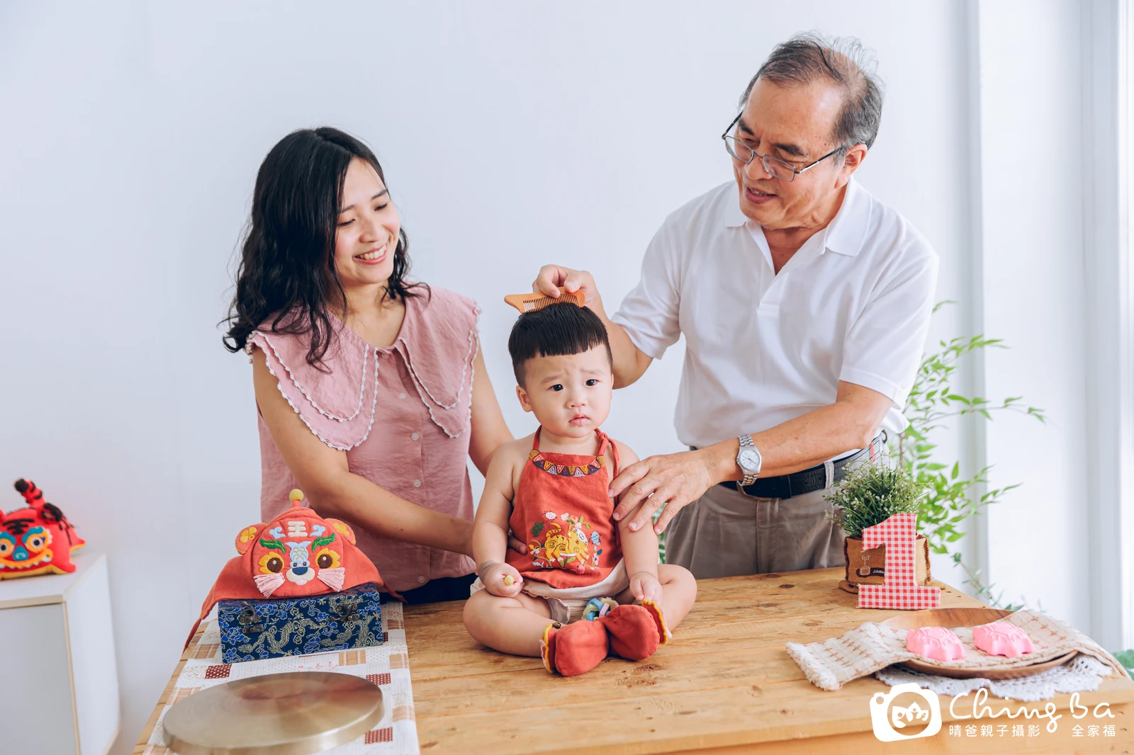 蒟蒻的抓周時光——晴爸親子攝影