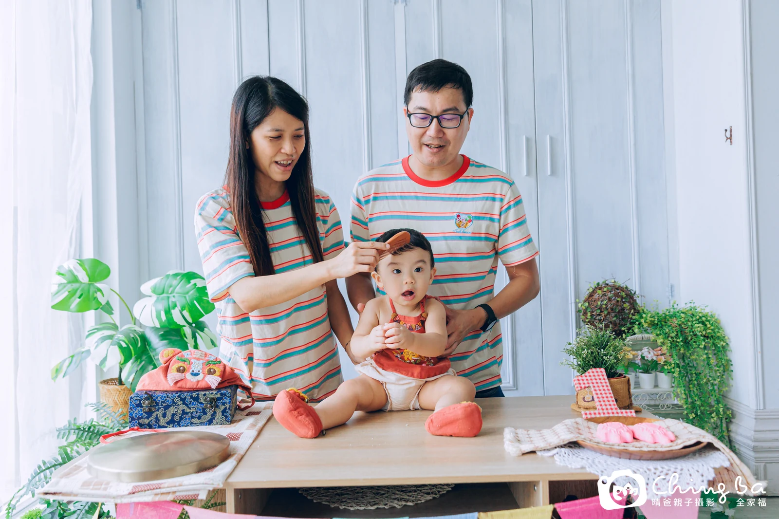 小呂的抓周時光——晴爸親子攝影