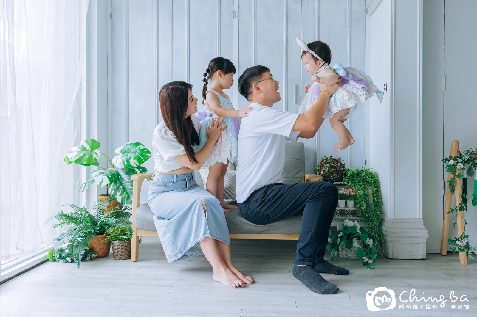 小優格 約 1 歲寶貝 台中小家庭抓周紀念照｜晴爸親子攝影