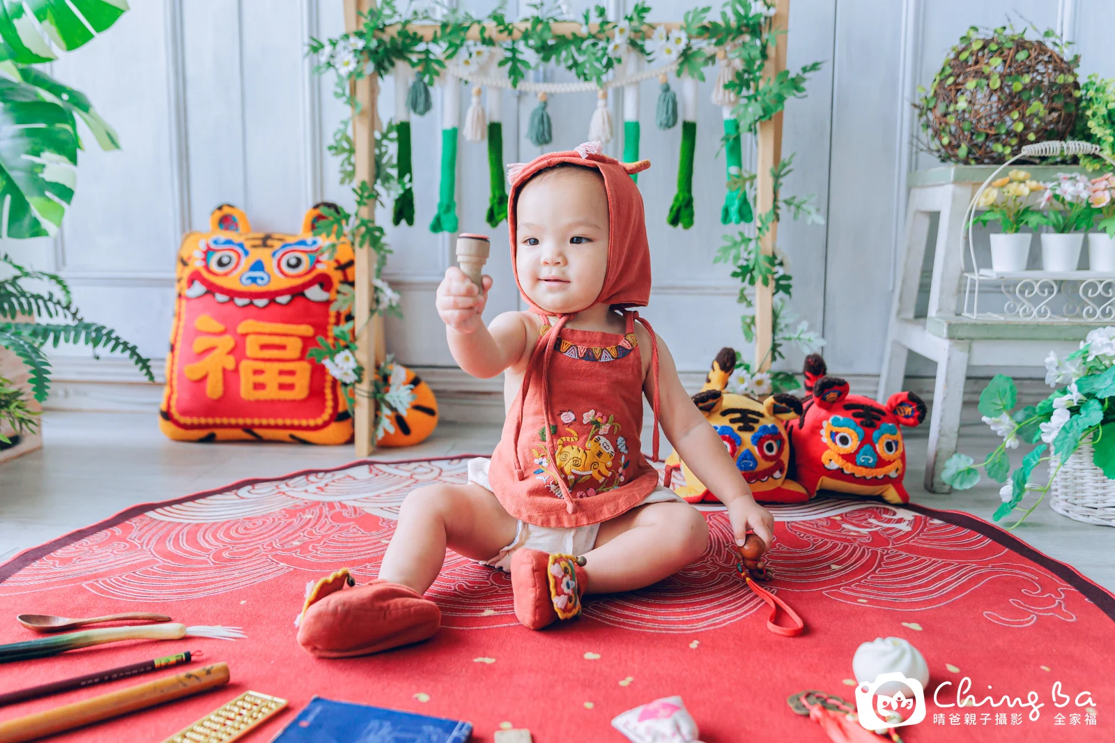 木木的抓周時光——晴爸親子攝影