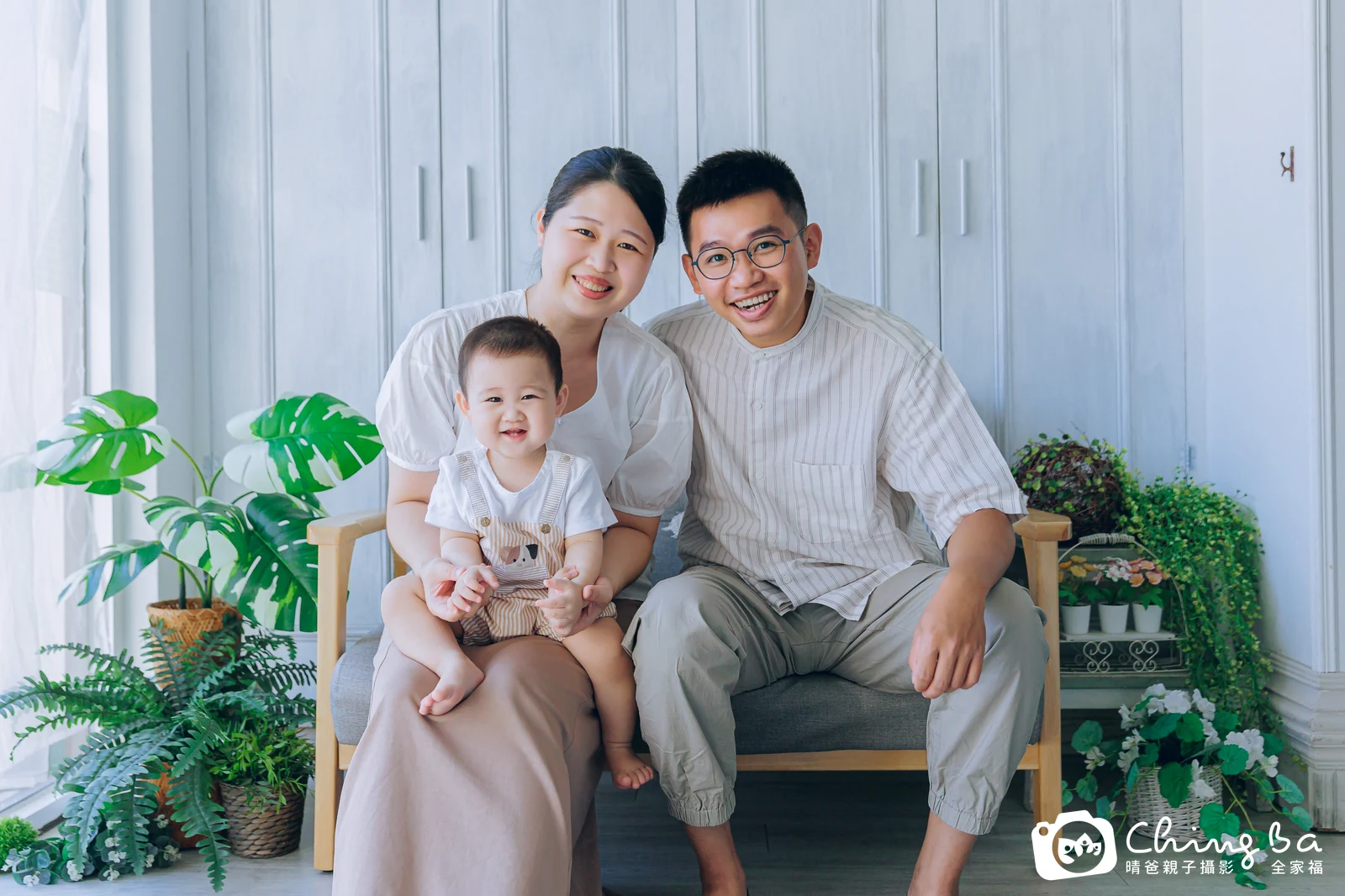 皮 1 歲寶貝 台中小家庭抓周紀念照｜晴爸親子攝影