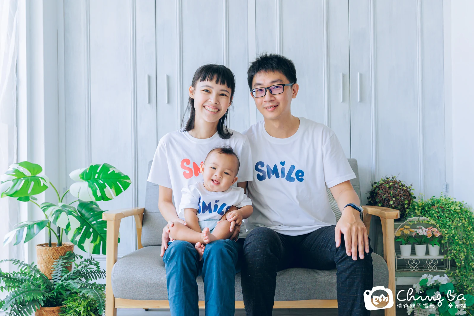 程 1 歲寶貝 台中小家庭抓周紀念照｜晴爸親子攝影