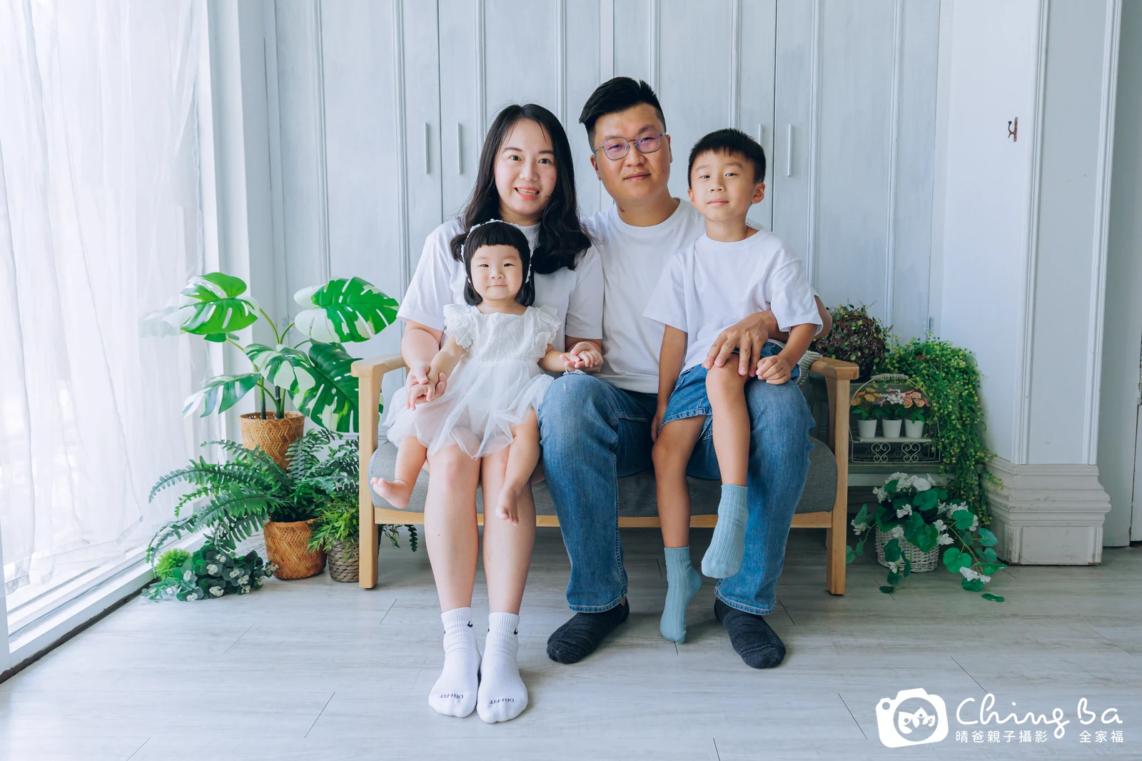 香香的台中小家庭抓周拍攝現場