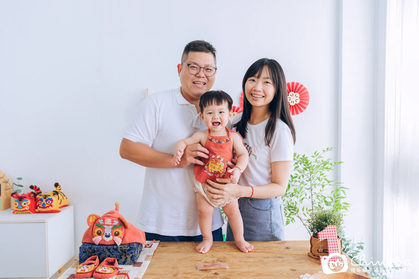 呈呈周歲抓周儀式的紀錄（2024 年秋季・平日場）