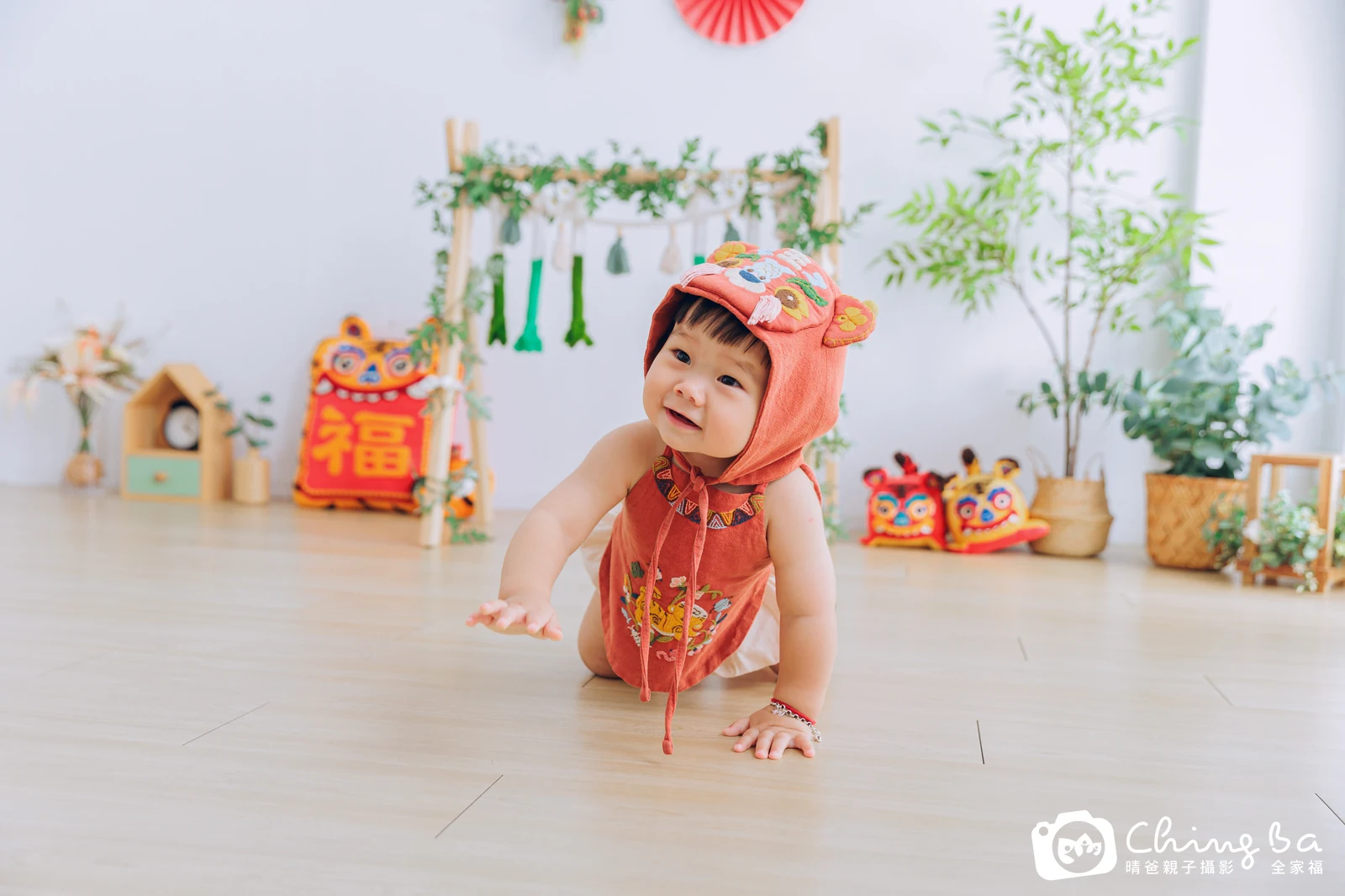 呈呈的抓周時光——晴爸親子攝影
