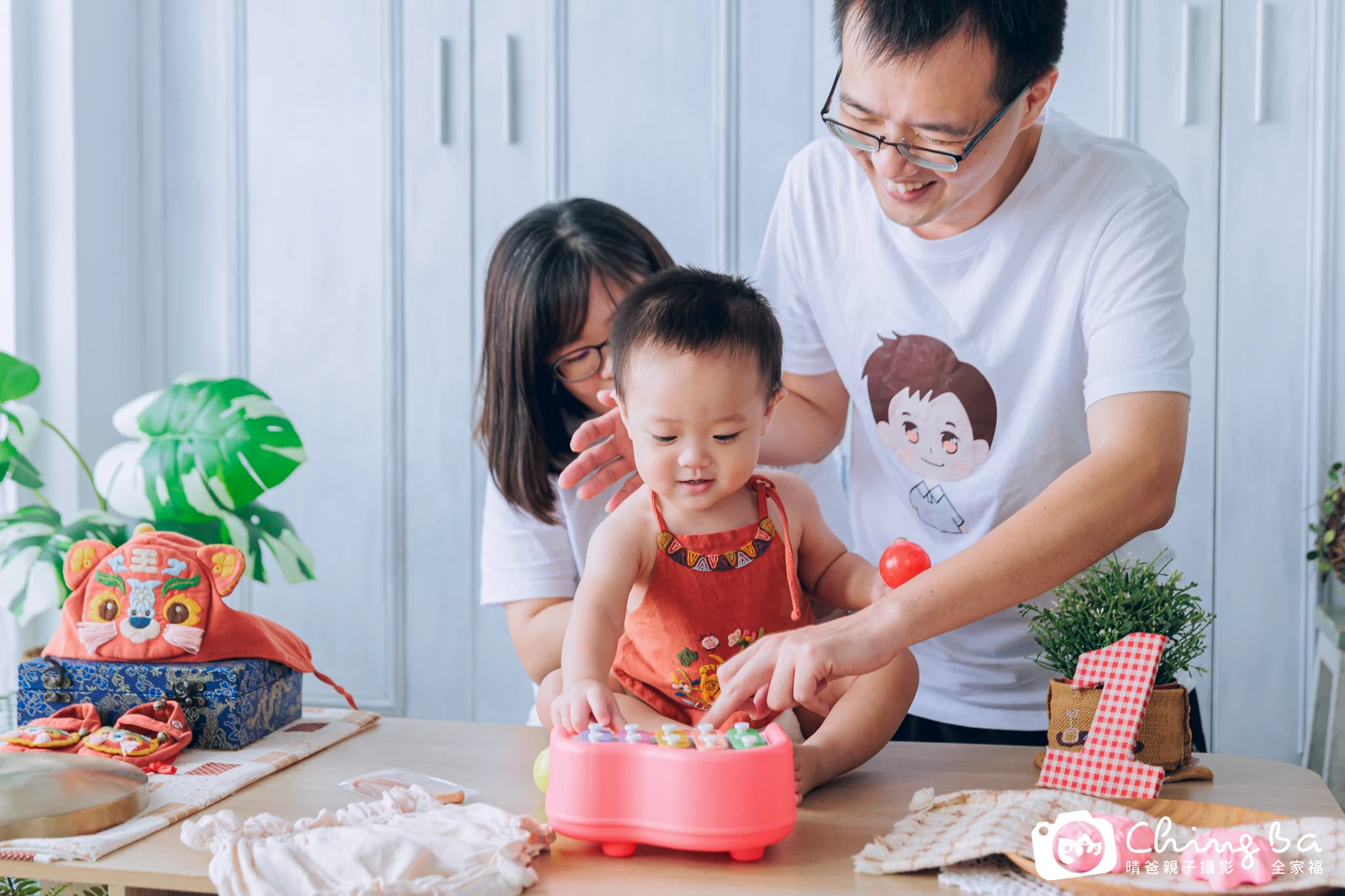 宬宬的抓周時光——晴爸親子攝影
