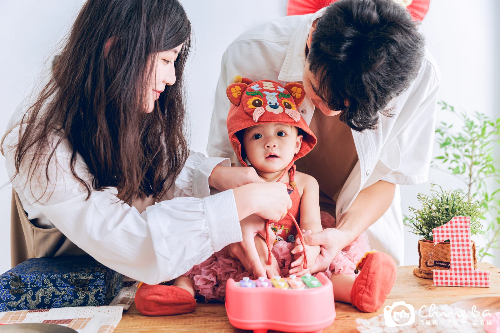小魚寶的抓周時光——晴爸親子攝影