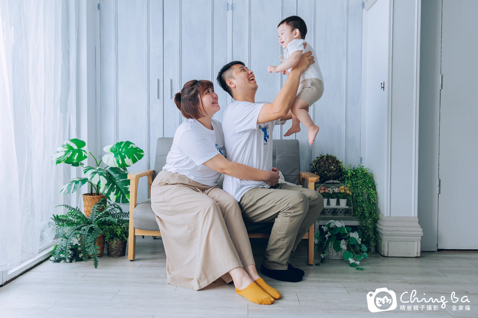 源源 約 1 歲寶貝 台中小家庭抓周紀念照｜晴爸親子攝影
