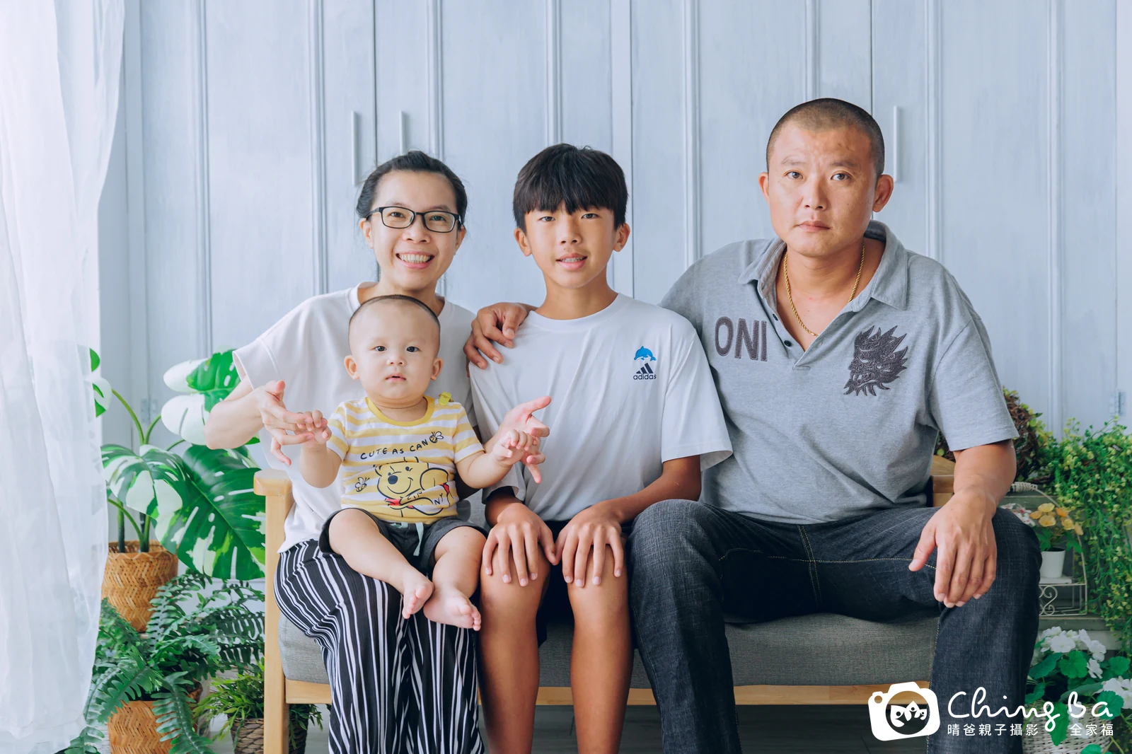 弟弟的台中小家庭抓周拍攝現場