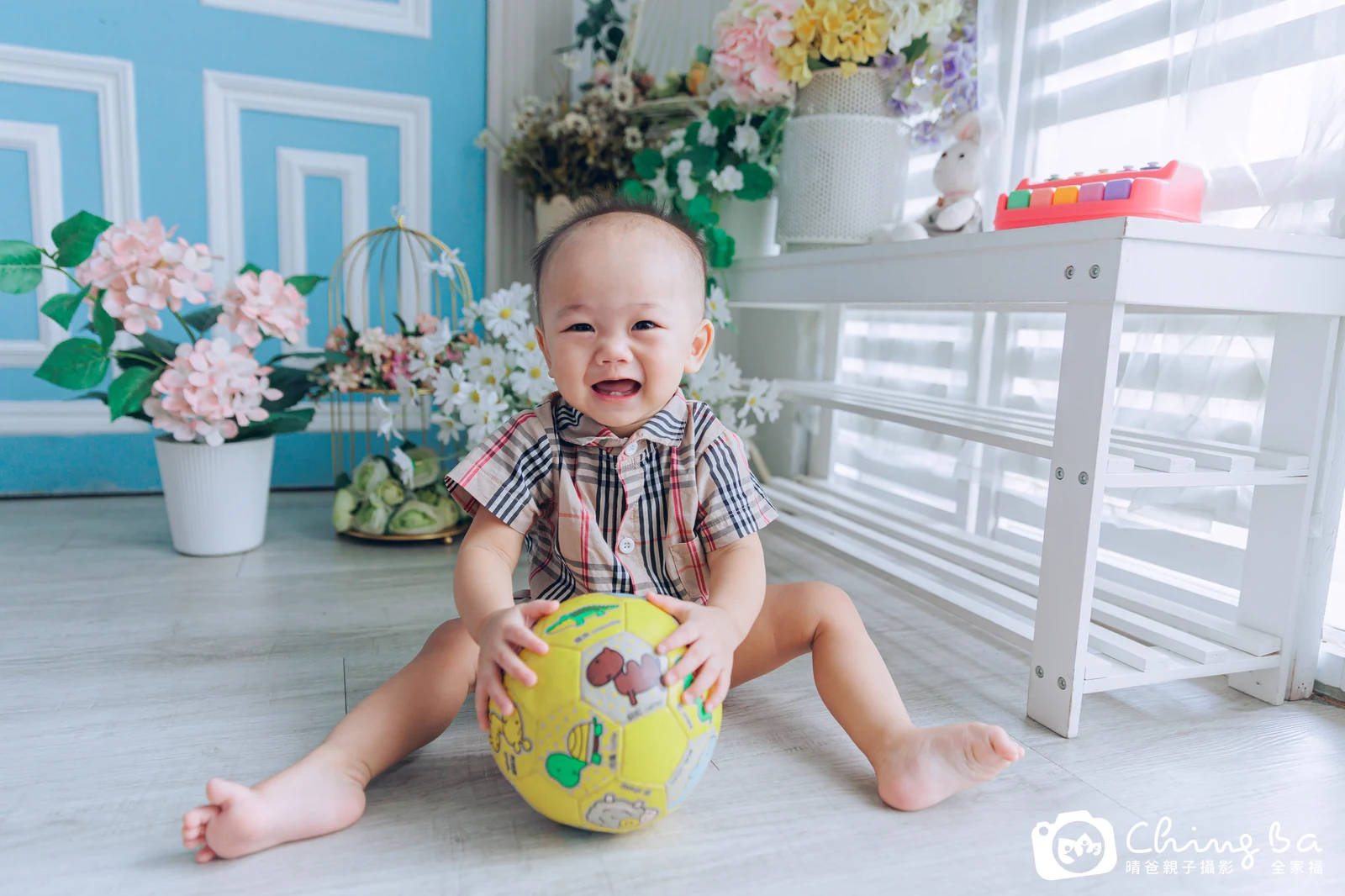 安估周歲抓周儀式的紀錄（2024 年秋季・平日場）