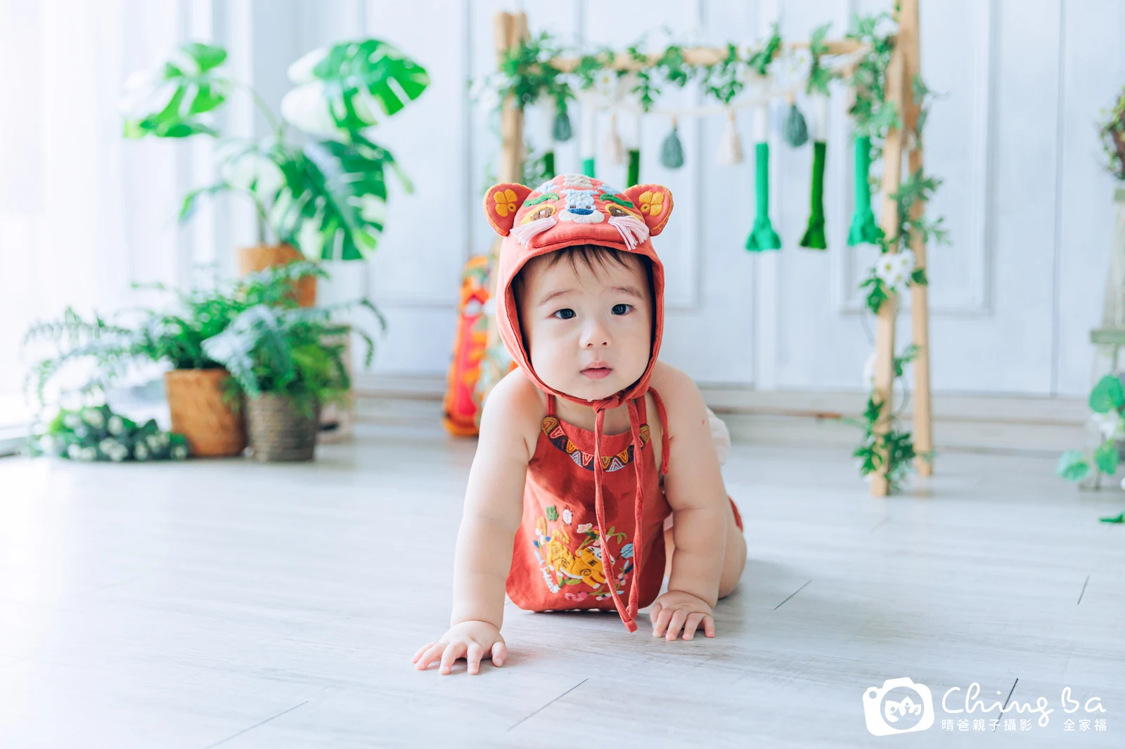 小貝果在台中拍小家庭抓周的珍貴一刻