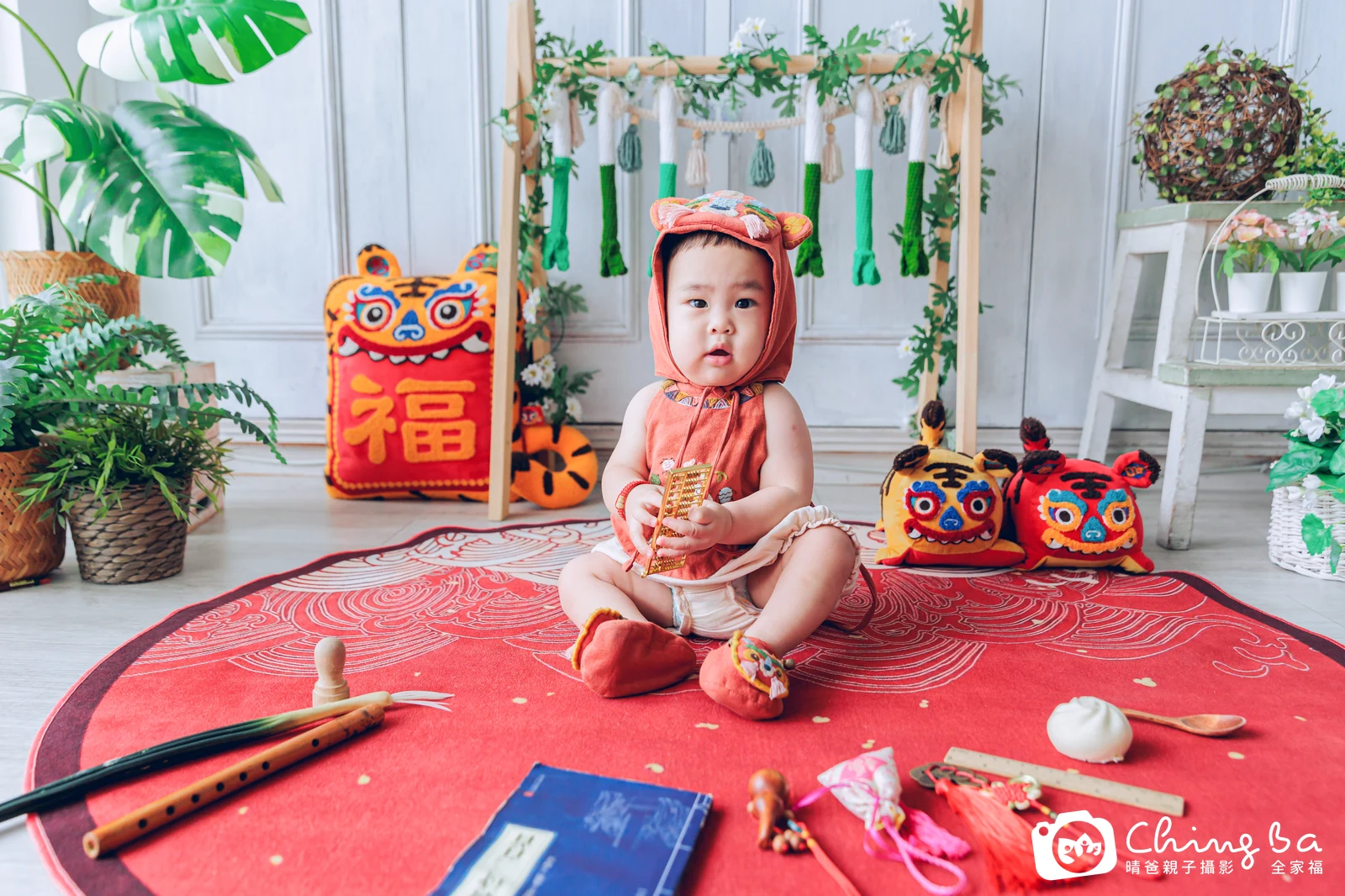 霖的抓周時光——晴爸親子攝影