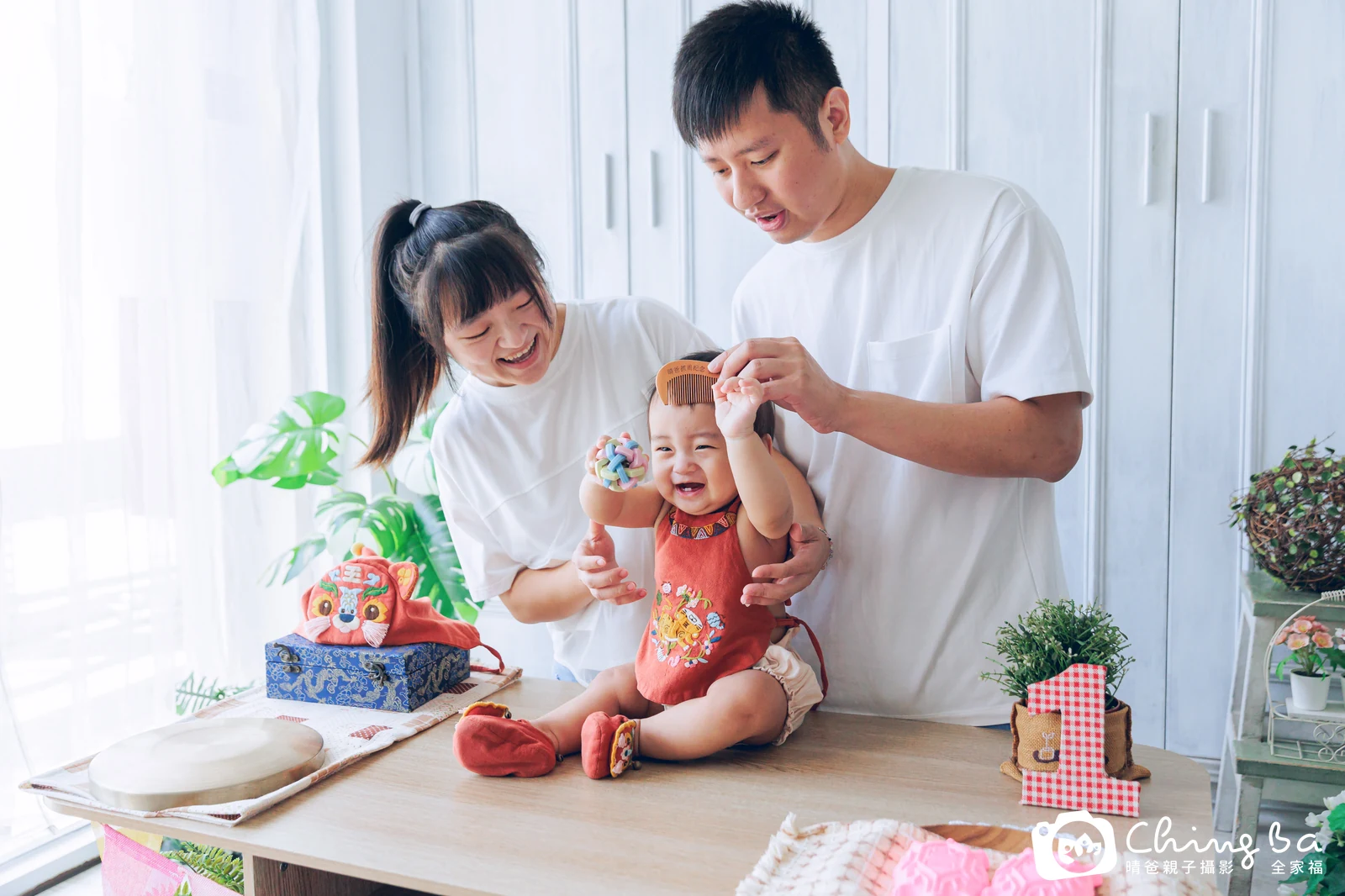 安安的抓周時光——晴爸親子攝影