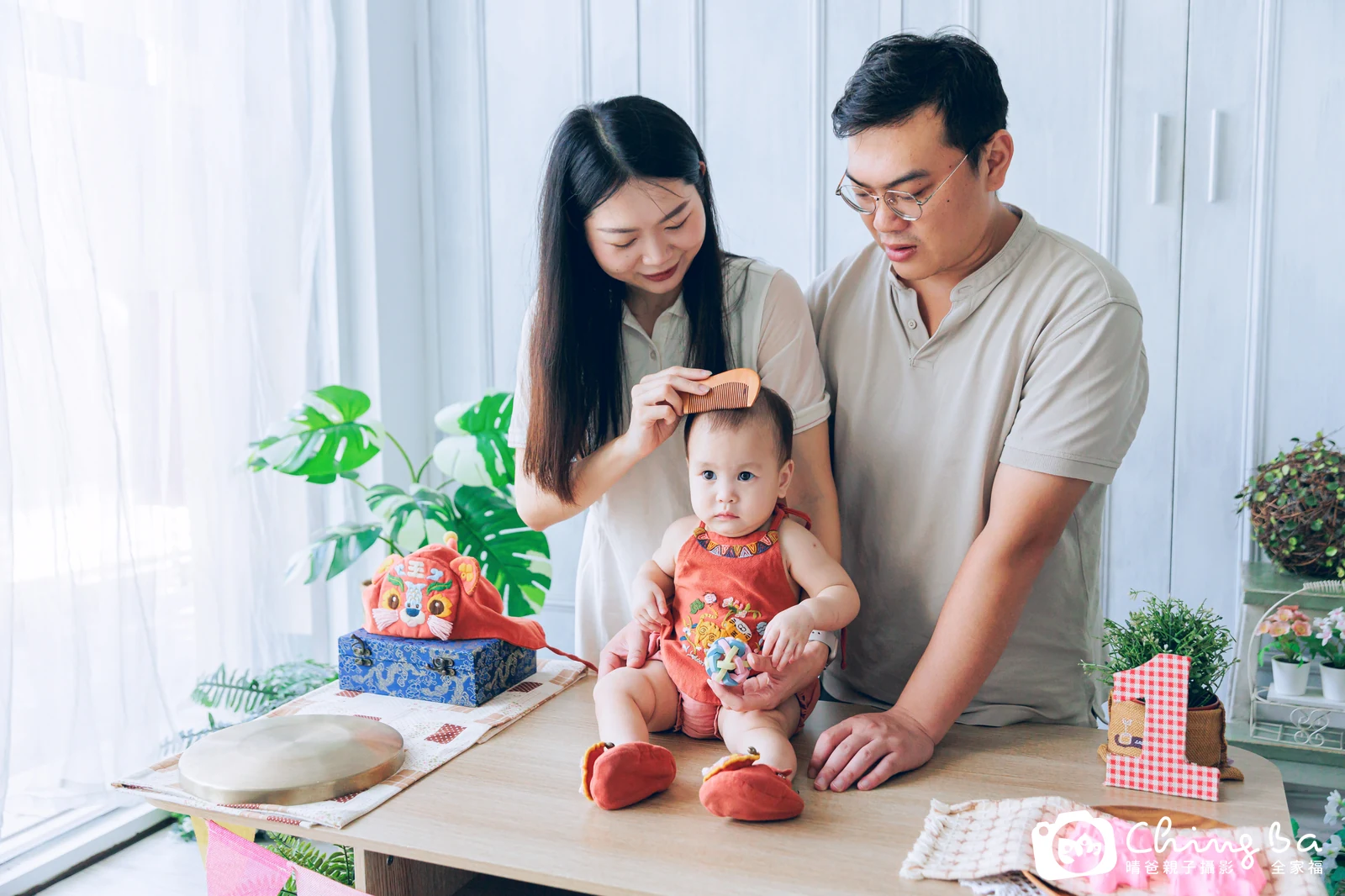 糯糯的抓周時光——晴爸親子攝影