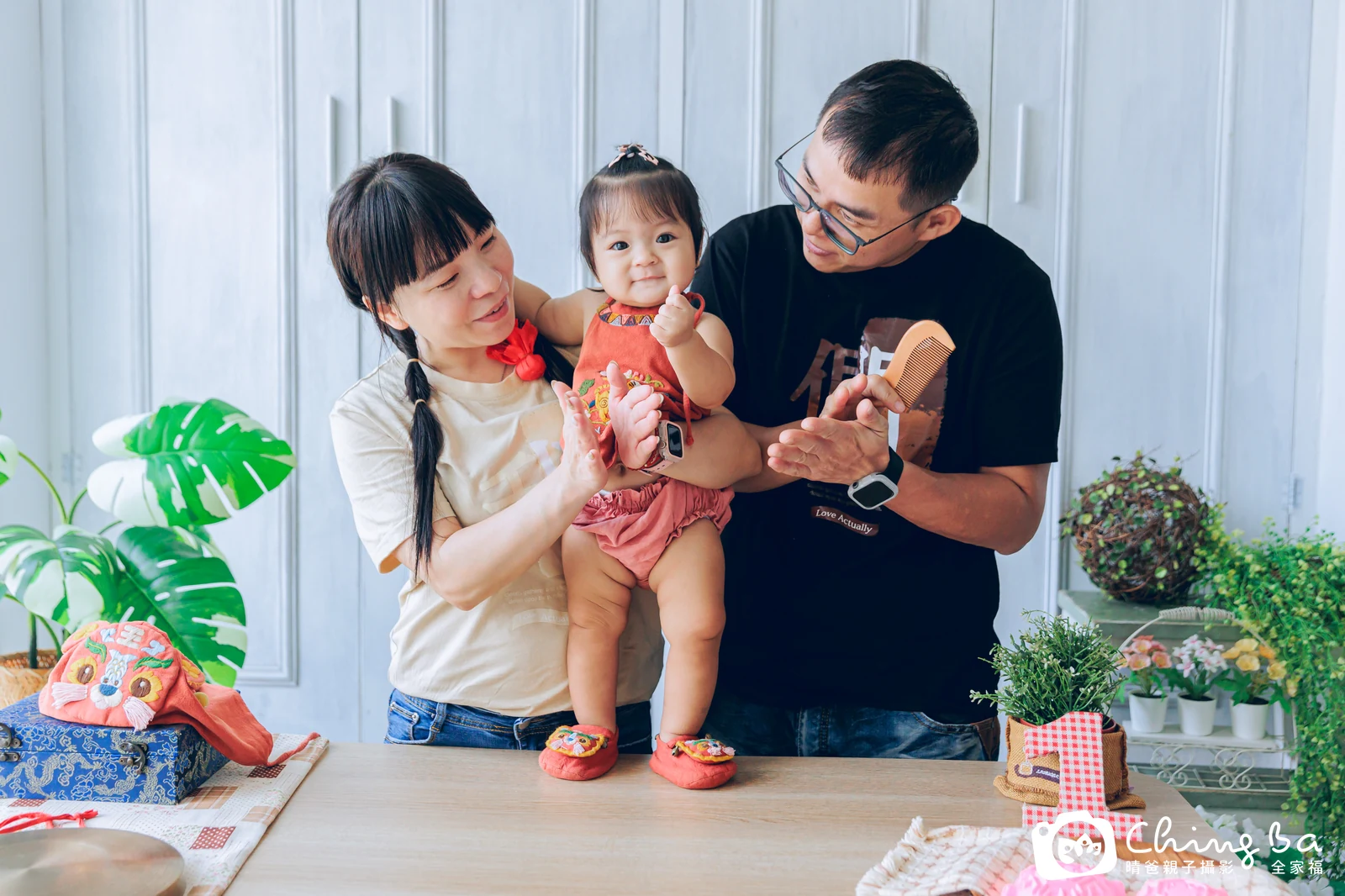 小飯糰周歲抓周儀式的紀錄（2024 年秋季・平日場）