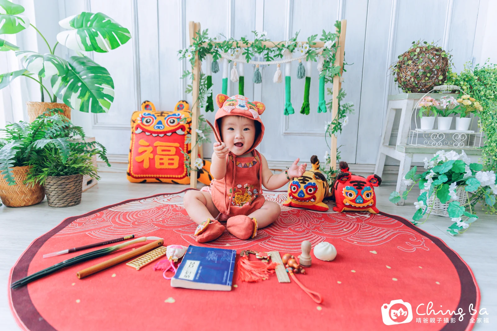 萱萱的抓周時光——晴爸親子攝影