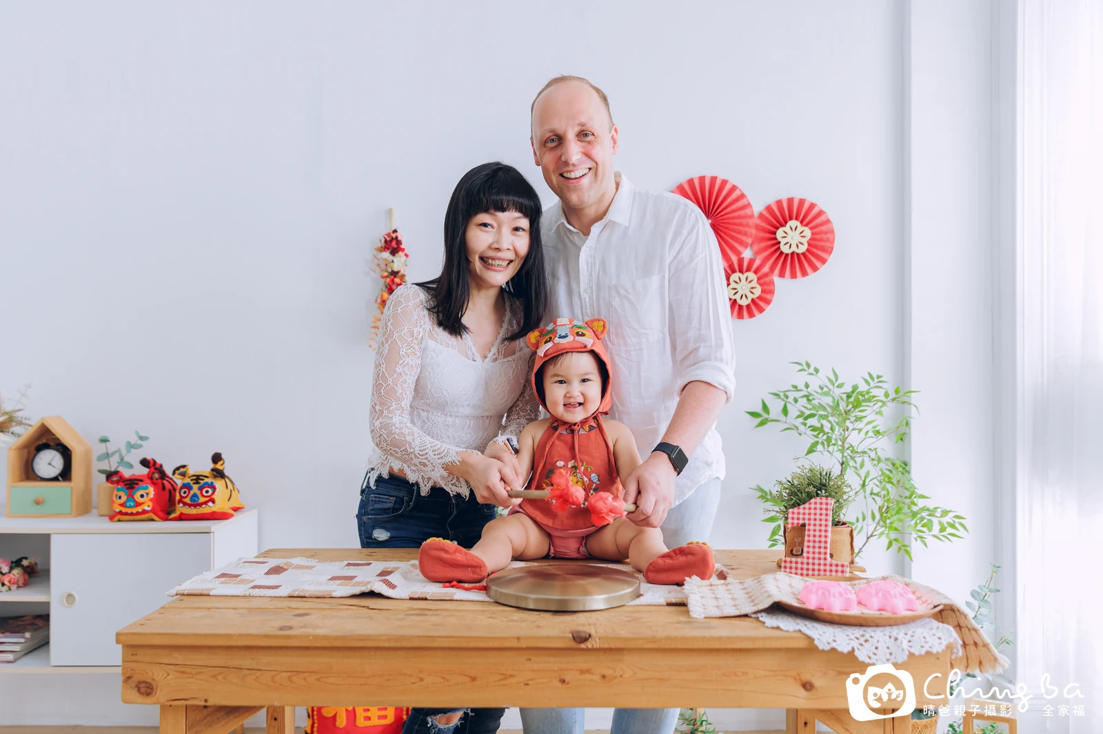 Alina在台中拍小家庭抓周的珍貴一刻