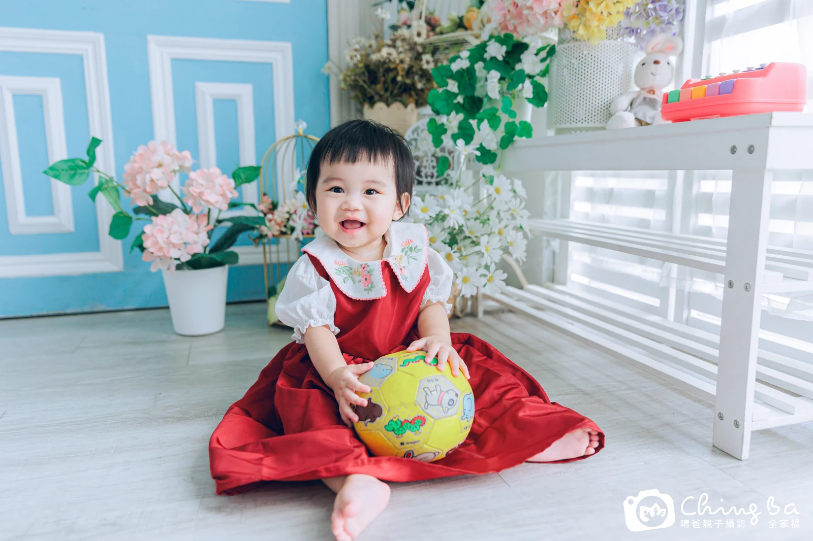 小如在台中拍小家庭抓周的珍貴一刻