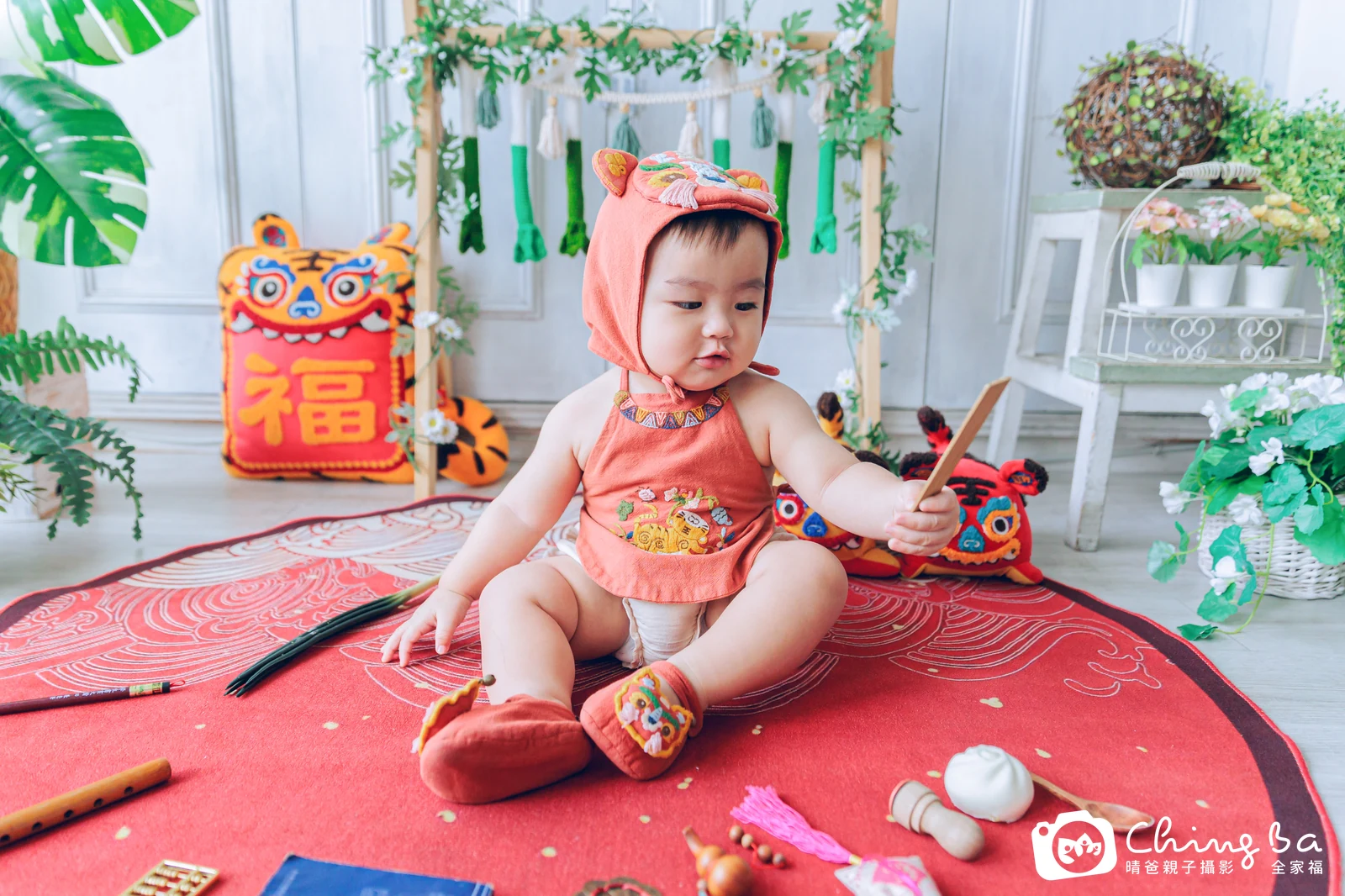 阿軒的抓周時光——晴爸親子攝影