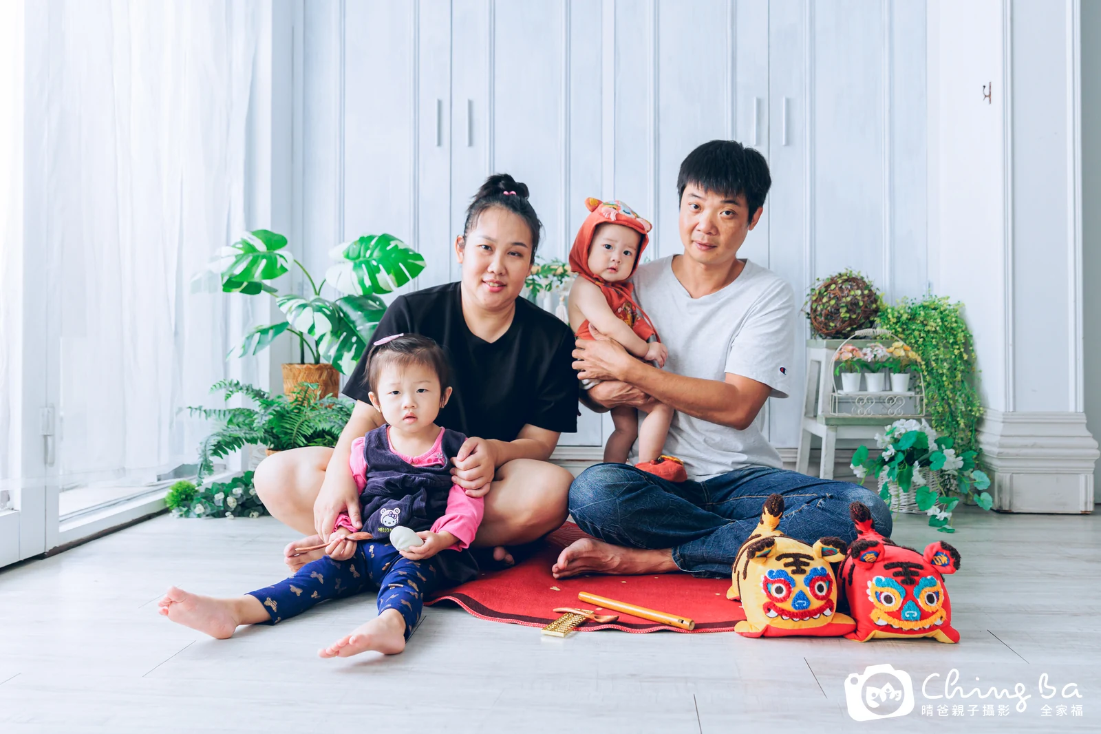 小壯狀的抓周時光——晴爸親子攝影