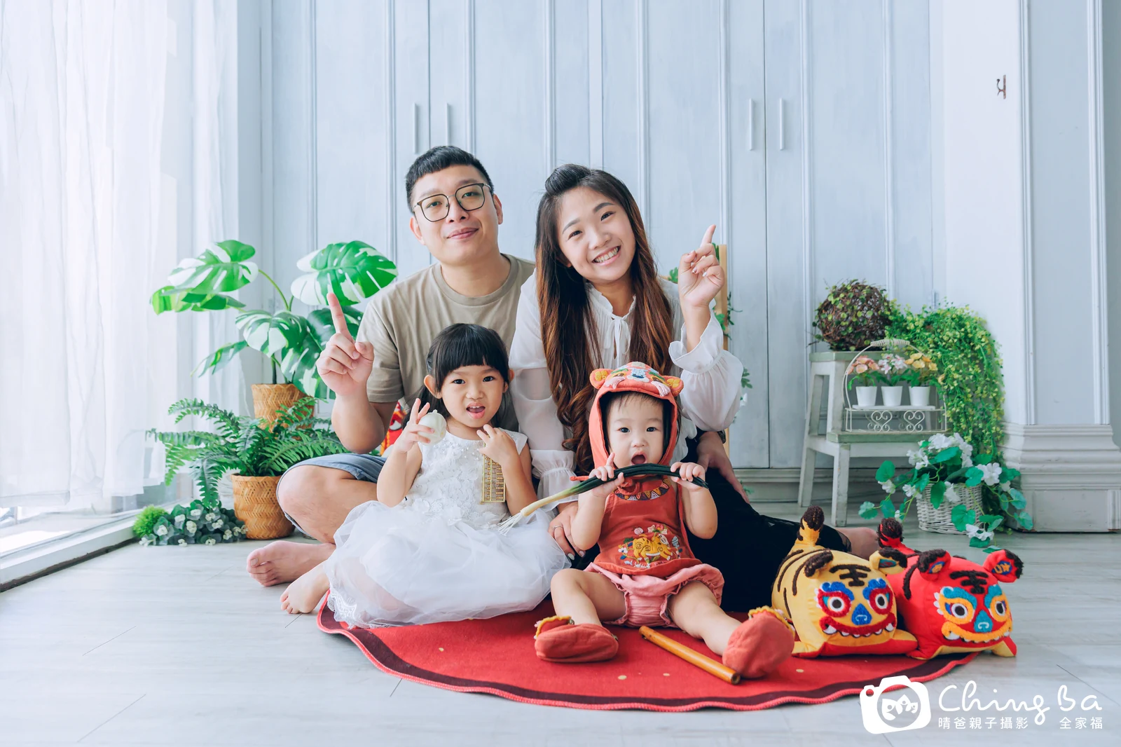 妍妍的抓周時光——晴爸親子攝影