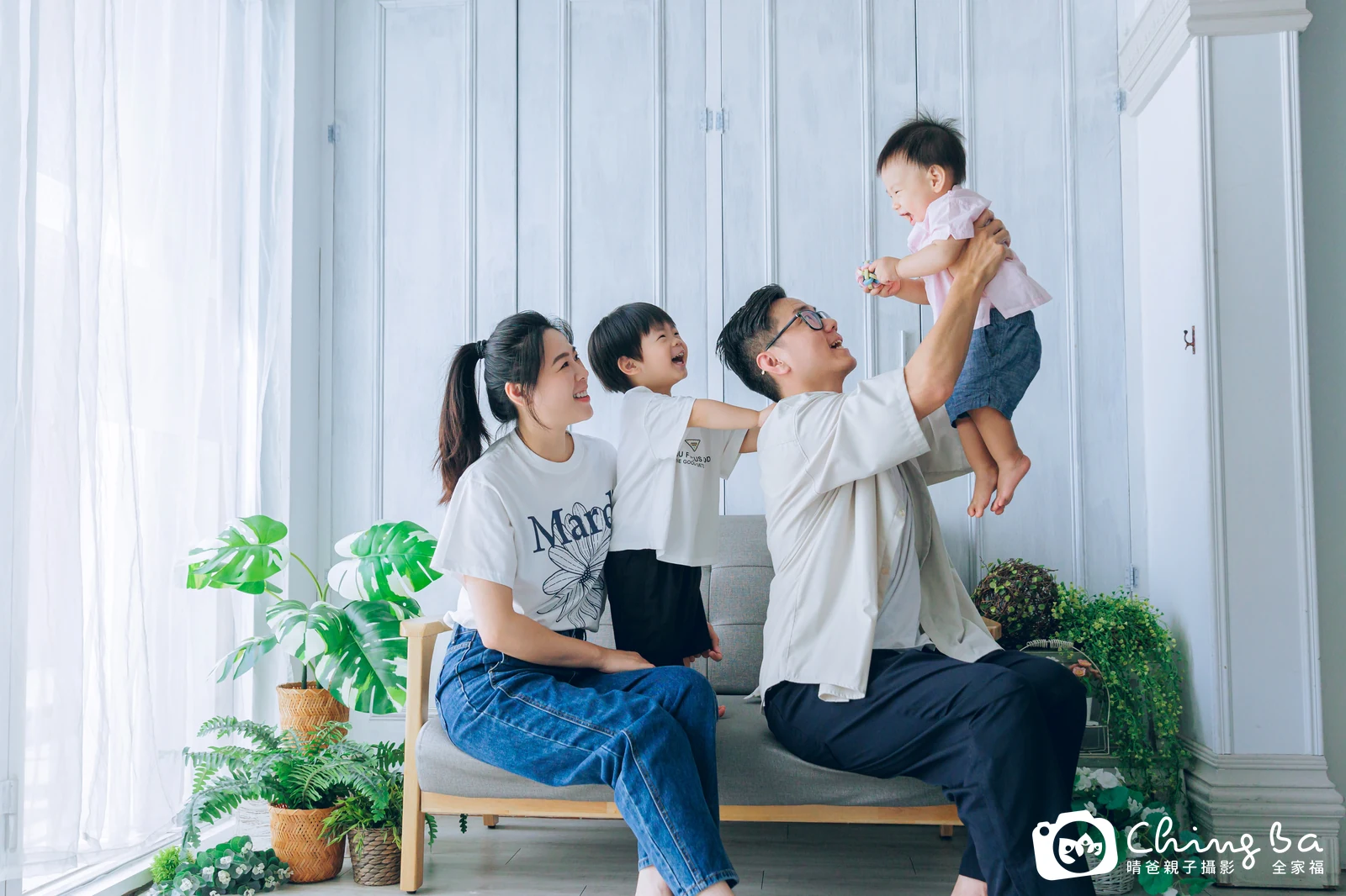 小澧 1 歲寶貝 台中小家庭抓周紀念照｜晴爸親子攝影