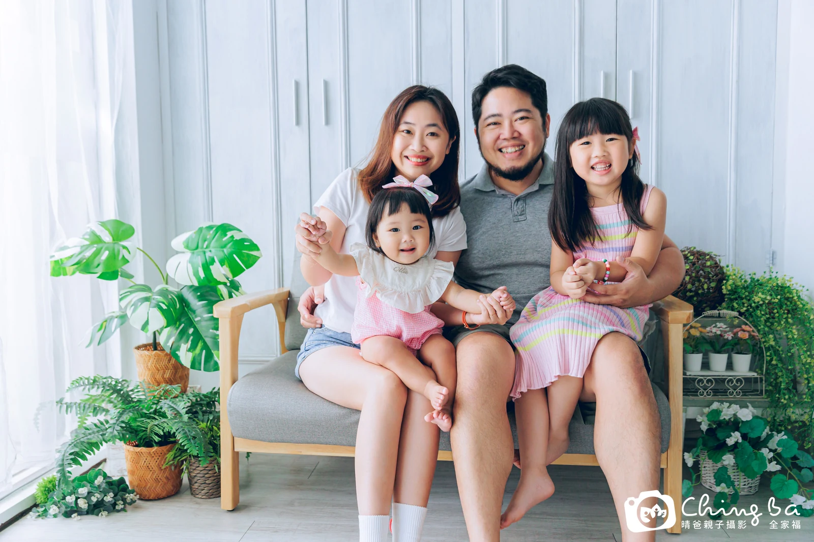 Ollie的台中小家庭抓周拍攝現場