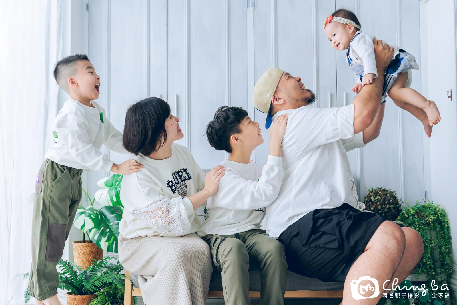 妹妹 11 個月寶貝 台中小家庭抓周紀念照｜晴爸親子攝影