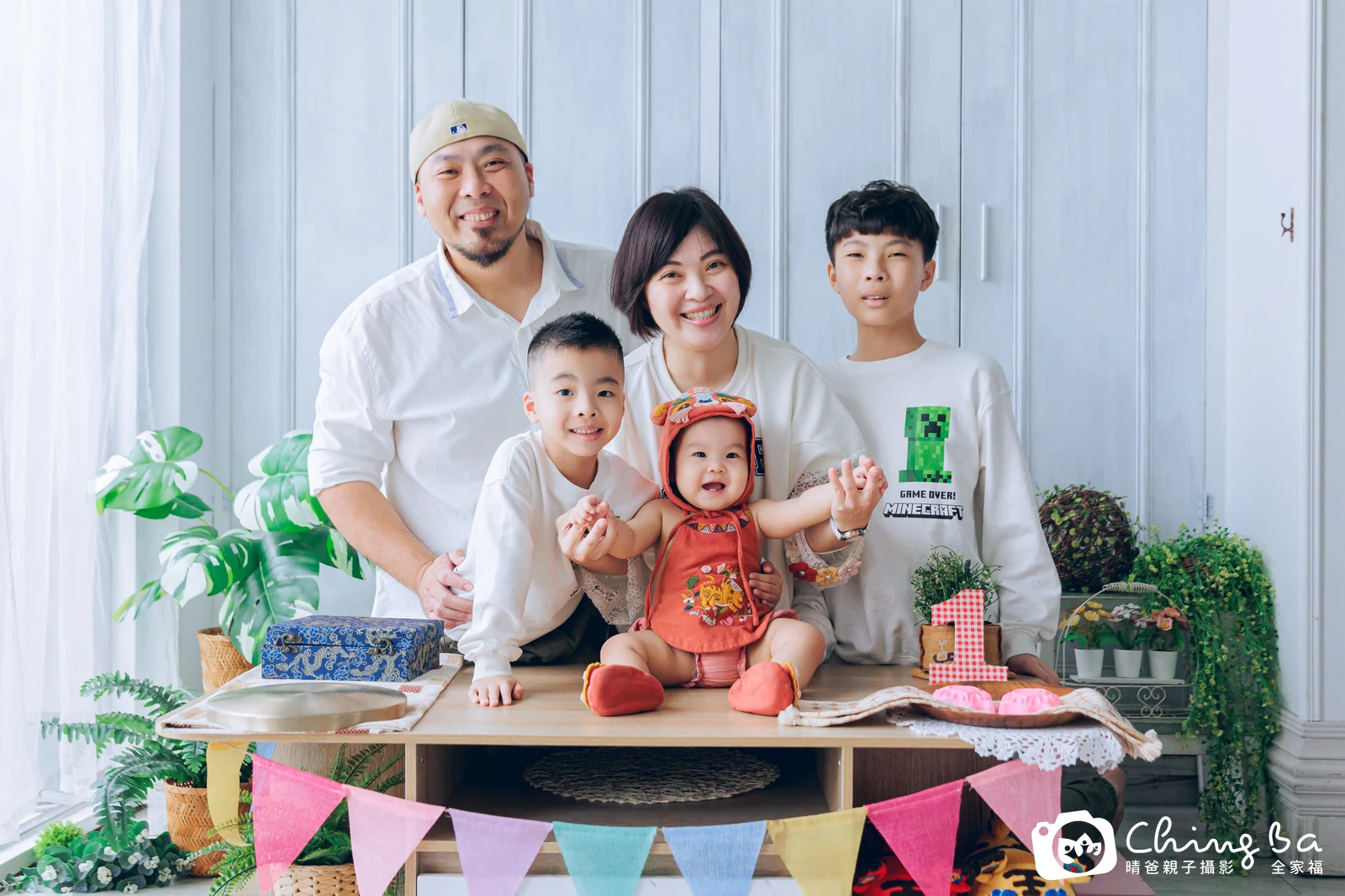 妹妹的台中小家庭抓周拍攝現場