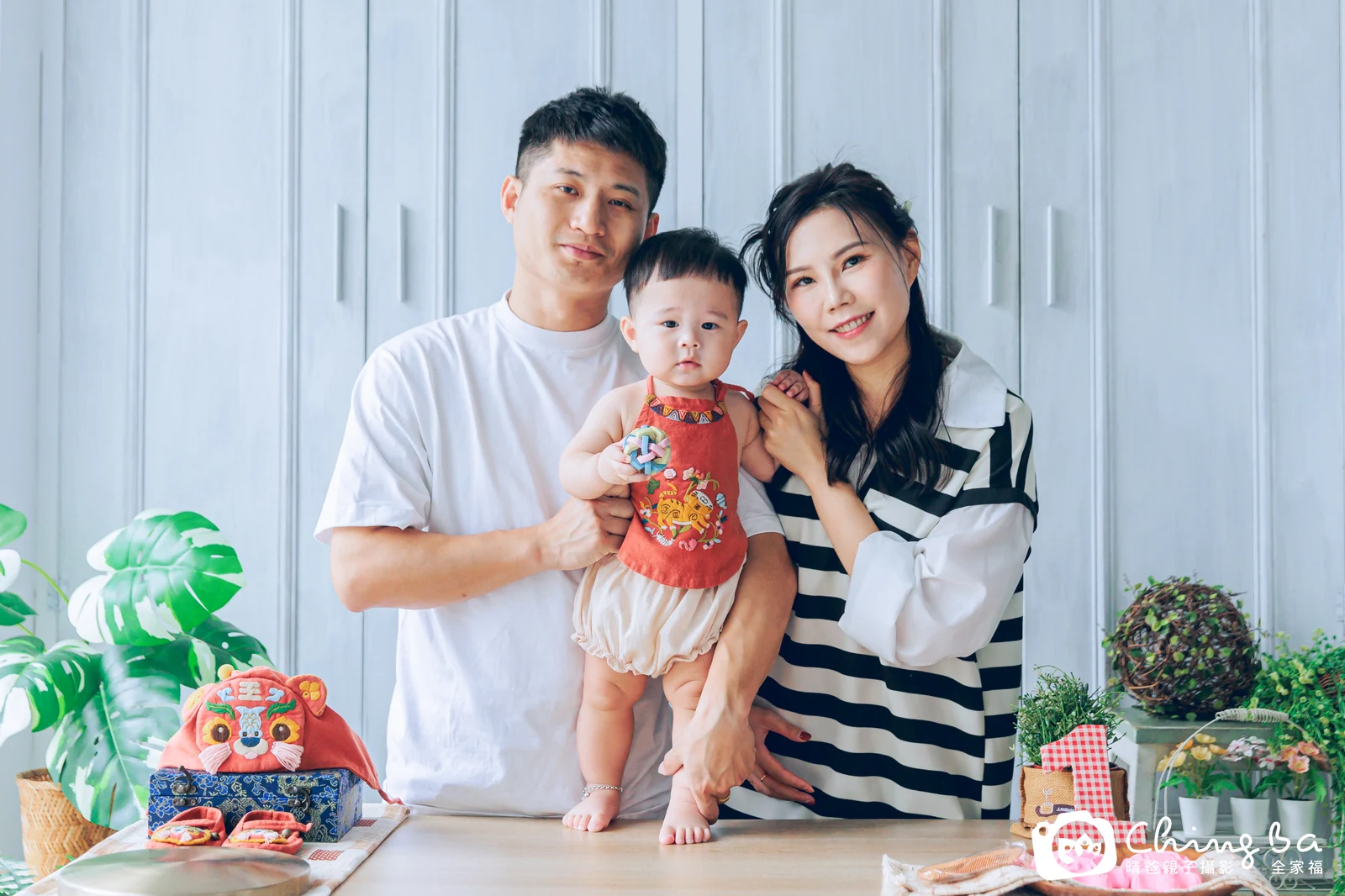 澄澄的抓周時光——晴爸親子攝影