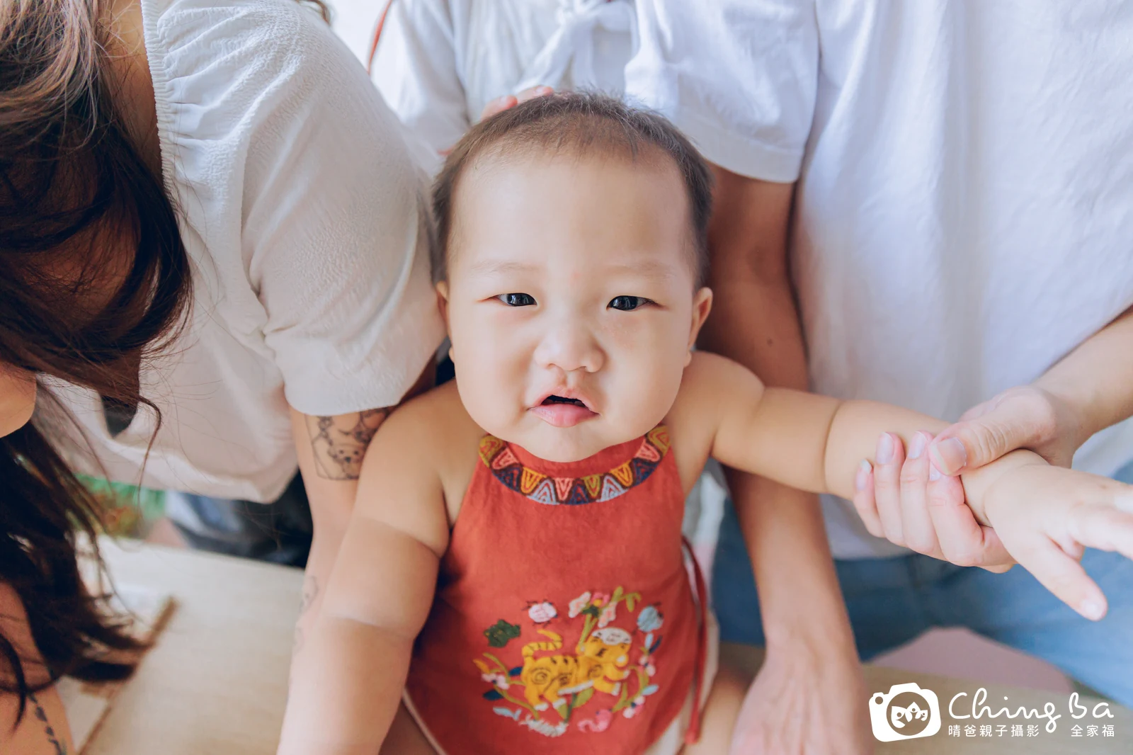 小湯圓的抓周時光——晴爸親子攝影
