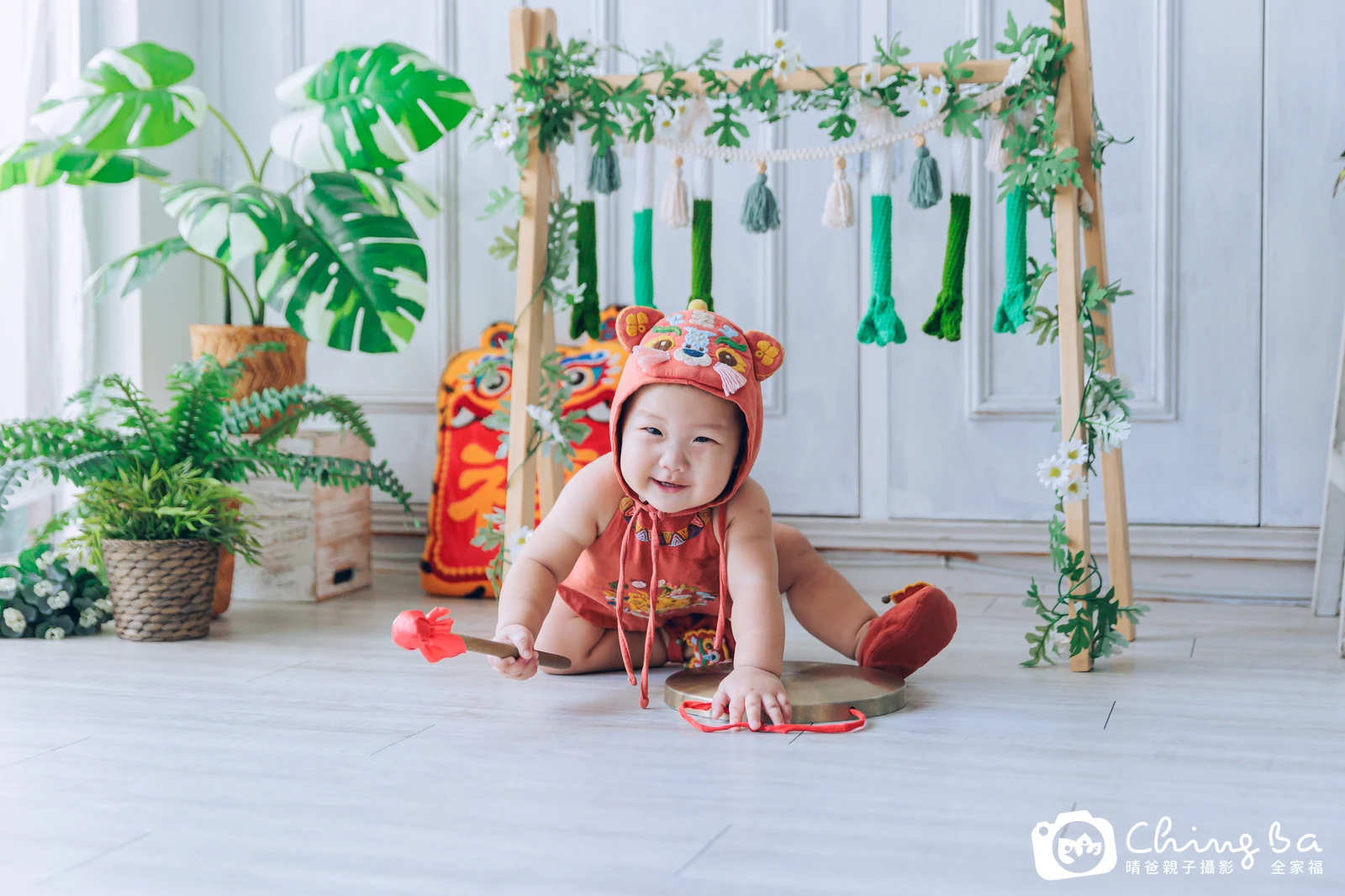 小湯圓的抓周時光——晴爸親子攝影