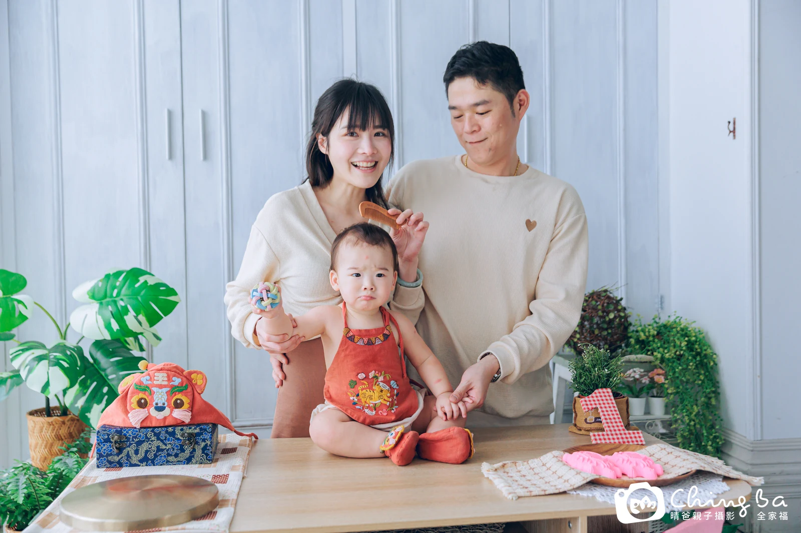 小bb周歲抓周儀式的紀錄（2024 年冬季・平日場）