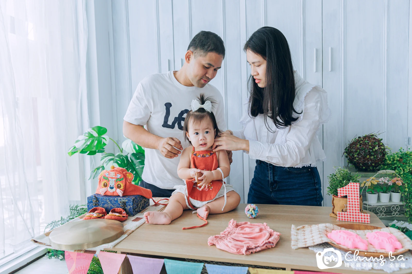 Nana的抓周時光——晴爸親子攝影