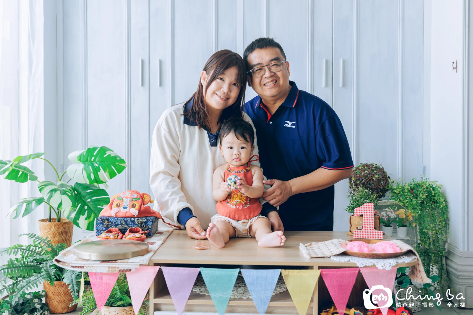 麻糬的抓周時光——晴爸親子攝影