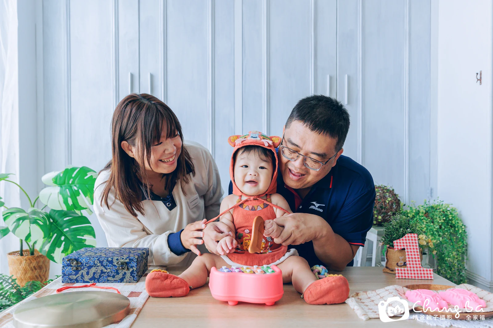 麻糬的抓周時光——晴爸親子攝影