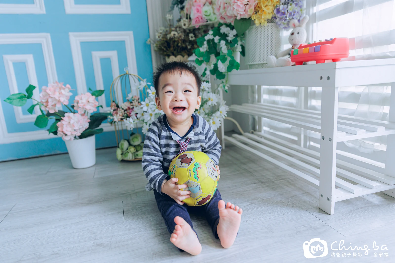 兔寶的抓周時光——晴爸親子攝影