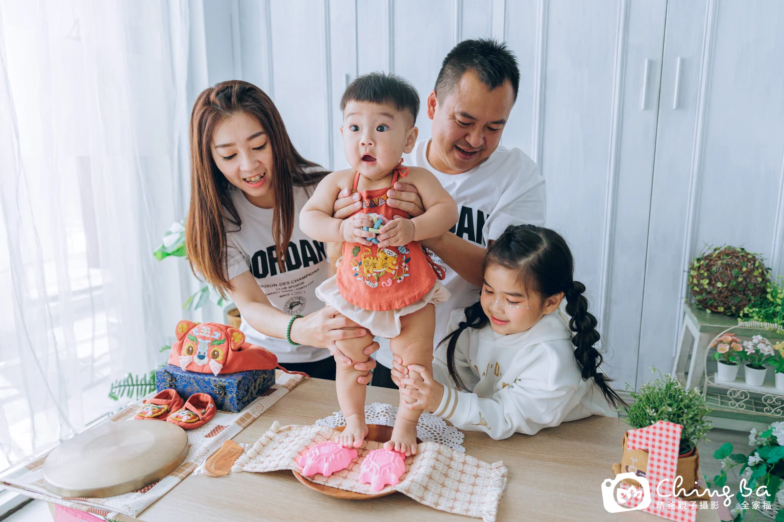 樂的抓周時光——晴爸親子攝影