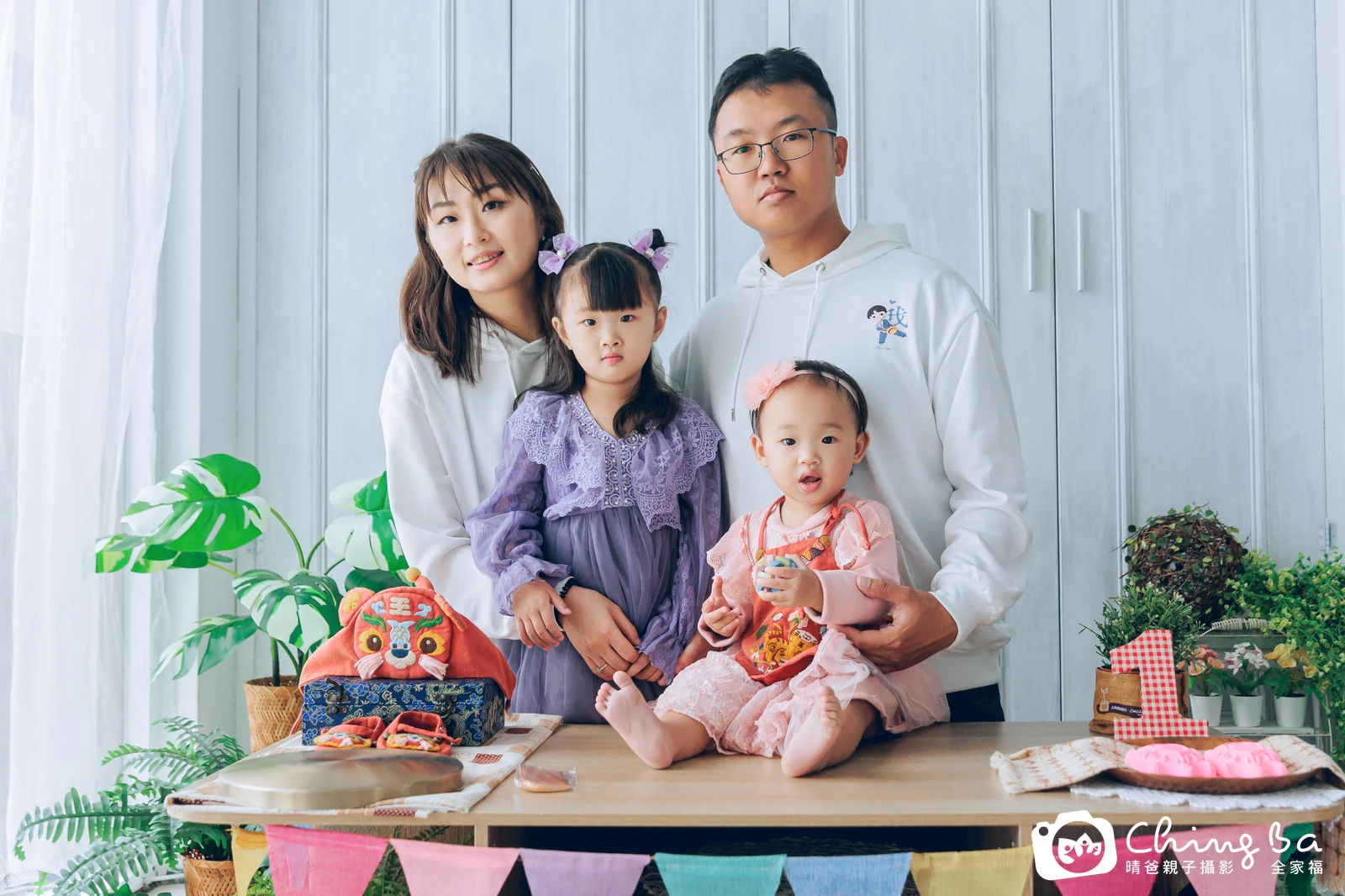 函函的抓周時光——晴爸親子攝影
